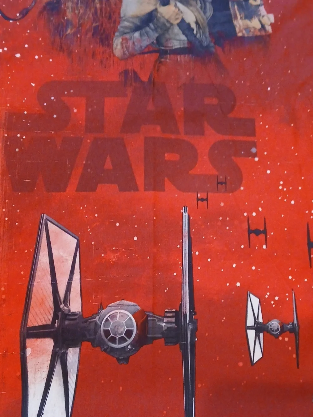 Star Wars Red Force Awakens Twin Size Flat Sheet Kylo Ren